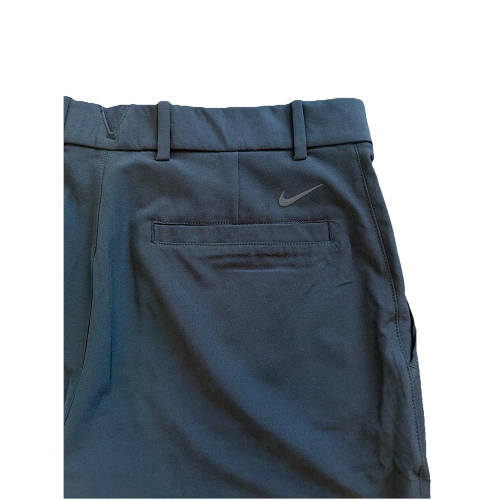 Nike Golf Shorts Mens 32 Black Dri-Fit Hybrid Stretch Flat Front 10" CU9740-010 - Picture 6 of 7